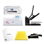 Brother sublimasjonspakke med SDX1250 skjæreplotter, SP1 skriver og standard varmepresse Brother sublimasjonspakke med SDX1250 skjæreplotter, SP1 skriver og standard varmepresse