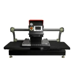 Pneumatisk dobbeltlokasjons varmepresse – 38x38 cm Pneumatisk dobbeltlokasjons varmepresse – 38x38 cm